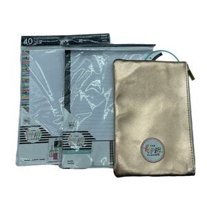 The Happy Planner Paper and Pouch Rose Gold Lined Dotted